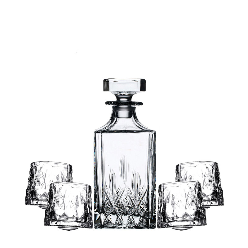 Crystal Tumbler Wine Glass Set Whisky Glass with Decanter Wine Dispenser Crystal Tumbler Wine Glass Set Whisky Glass with Decanter Wine Dispenser