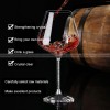 Bordeaux and Burgundy Goblet Set Crystal Wine Glass Silver Diamond Decanter