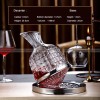 Tumbler Decanter with Lid Crystal Glass Stainless Steel Rotating Base Tumbler Decanter with Lid Crystal Glass Stainless Steel Rotating Base