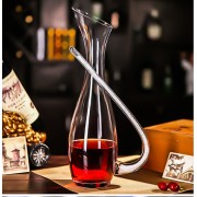 High-end 24K Gold Foil Red Wine Glass Set, Household Crystal Goblet, Large Decanter, Cup Holder, Leather Suitcase Set