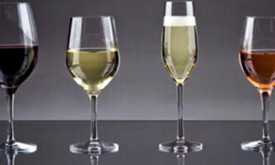 Difference between a champagne glass and a wine glass Difference between a champagne glass and a wine glass