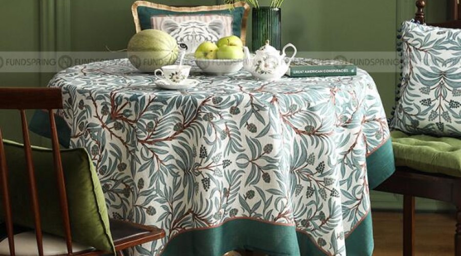 What is a tablecloth made of?