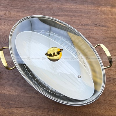 304 Stainless Steel Steamer Seafood Pot Induction Cooker Gas Furnace 304 Stainless Steel Steamer Seafood Pot Induction Cooker Gas Furnace