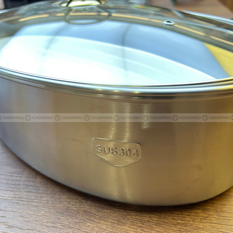 304 Stainless Steel Steamer Seafood Pot Induction Cooker Gas Furnace 304 Stainless Steel Steamer Seafood Pot Induction Cooker Gas Furnace