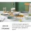 Japanese Phnom Penh Collection: Exquisite 18-Piece Ceramic Dinnerware Set Japanese Phnom Penh Collection: Exquisite 18-Piece Ceramic Dinnerware Set