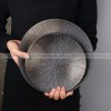 Artistic Striped Ceramic Dinner Plates - Set of 2, Sizes 8" and 10" Artistic Striped Ceramic Dinner Plates - Set of 2, Sizes 8" and 10"