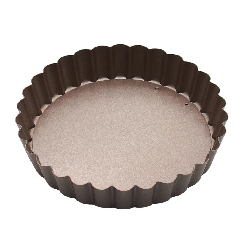 Removable Bottom Non-stick Coating Fruit Pie Baking Pan Removable Bottom Non-stick Coating Fruit Pie Baking Pan
