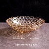 Contemporary Glass Fruit Pot: A Stylish Living Room Accent for Snacks and Candy Contemporary Glass Fruit Pot: A Stylish Living Room Accent for Snacks and Candy
