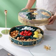 Multi-Compartment Tray for Snacks, Dried Fruits, Nuts, and Candy Storage Multi-Compartment Tray for Snacks, Dried Fruits, Nuts, and Candy Storage