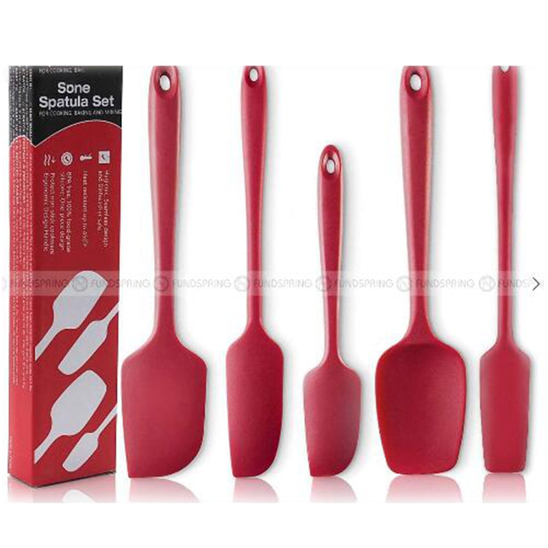 Food Grade Silicone Cream Spatula Set Jam Bread Spatula Baking Spatula