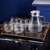 Wheat Ears Cup Heat Resistant Glass Mugs Set Glass Pitcher & Tumbler Wheat Ears Cup Heat Resistant Glass Mugs Set Glass Pitcher & Tumbler