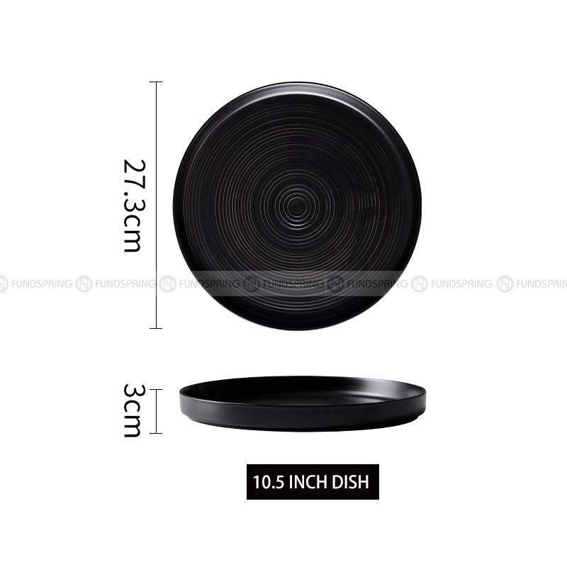 Minimalism Ceramic Tableware Dinnerware Dish Deep Plate Flat Plate Minimalism Ceramic Tableware Dinnerware Dish Deep Plate Flat Plate