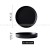 10.5-inch Black Deep Flat Plate  + $11.00 