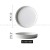 10.5-inch White Deep Flat Plate  + $11.00 