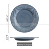 Nordic Tableware Vertical Stripes Dinnerware Ceramic Bowls Plates Nordic Tableware Vertical Stripes Dinnerware Ceramic Bowls Plates