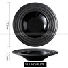 Nordic Simple Black Tableware Ceramic Shallow Plate Porcelain Plate Nordic Simple Black Tableware Ceramic Shallow Plate Porcelain Plate