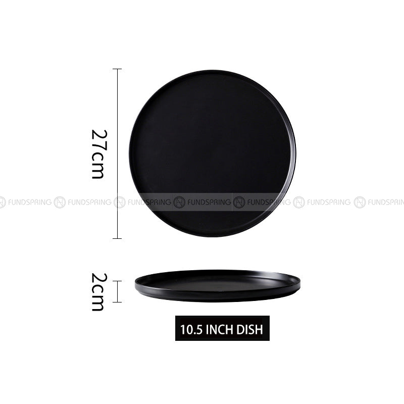 Minimalism Ceramic Tableware Dinnerware Dish Deep Plate Flat Plate Minimalism Ceramic Tableware Dinnerware Dish Deep Plate Flat Plate