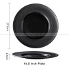 Nordic Simple Black Tableware Ceramic Shallow Plate Porcelain Plate Nordic Simple Black Tableware Ceramic Shallow Plate Porcelain Plate
