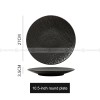 Artisanal Stone-Inspired Elegance: Set of 2 Ceramic Dinner Plates, 10.5 Inches Artisanal Stone-Inspired Elegance: Set of 2 Ceramic Dinner Plates, 10.5 Inches