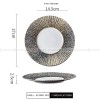 Carll Solar Series Dinnerware Collection Hotel Dishes Golden/White Dinner Plate Carll Solar Series Dinnerware Collection Hotel Dishes Golden/White Dinner Plate