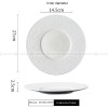 Mocaa Stone Series White Tableware Ceramic Dinnerware Shallow Plate