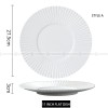 Nordic Dinnerware Carll Solar Series Ceramic White Dinner Plate Nordic Dinnerware Carll Solar Series Ceramic White Dinner Plate