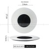Weiss Dinnerware Collection Designer White/Black Dinner Plate Weiss Dinnerware Collection Designer White/Black Dinner Plate