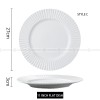 Nordic Dinnerware Carll Solar Series Ceramic White Dinner Plate Nordic Dinnerware Carll Solar Series Ceramic White Dinner Plate