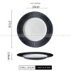 Carll Solar Series Designer Dinnerware Ceramic Navy Stylish Dish Carll Solar Series Designer Dinnerware Ceramic Navy Stylish Dish