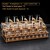 Golden Foil Glass*10+Golden Foil Dispenser*10+Rectangular Rack  + $160.00 