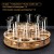 Golden Foil Glass*10+Golden Mountain Dispenser*10+ Round Rack  + $120.00 