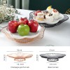 Nordic Dessert Display Stand: Creative Iron Rack with Cake Plate and Fruit Basket
