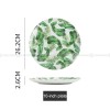 Elegant Ceramic Ensemble: Set of 2 Literary Tableware Dinner Plates (8" and 10") Elegant Ceramic Ensemble: Set of 2 Literary Tableware Dinner Plates (8" and 10")