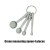 Green Measuring Spoons 4Pcs 