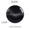 Japanese Ceramic Plate Gradient Glaze Dinnerware 6/8/10 Inches Shallow Plate Japanese Ceramic Plate Gradient Glaze Dinnerware 6/8/10 Inches Shallow Plate