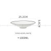 Ceramic Ramen Bowl Trumpet Bowl Matte/Frosted Bowl Deep Plate