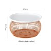 European Minimalist Fruit Plate for Hotel and Restaurant Pastry Storage Cake Display