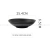 Black Tableware Hat Bowl Large Bowl Deep Soup Plate Serving Plate Black Tableware Hat Bowl Large Bowl Deep Soup Plate Serving Plate