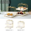 Restaurant Afternoon Tea Snack Candy Display Stand: Ceramic Snack Tray Dessert Storage Rack Restaurant Afternoon Tea Snack Candy Display Stand: Ceramic Snack Tray Dessert Storage Rack