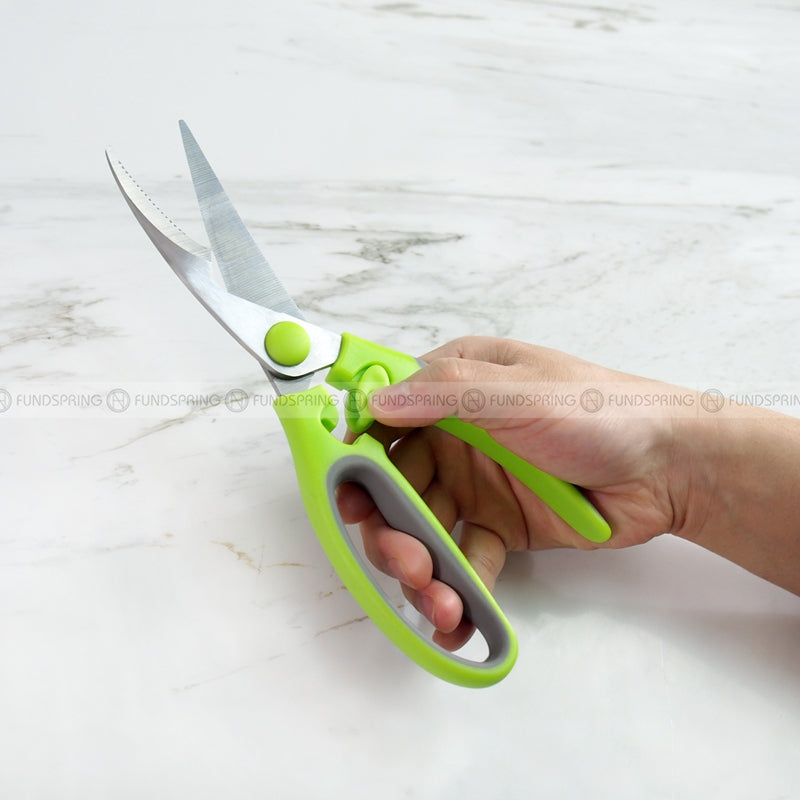 Long Blade Shears Stainless Steel Kitchen Food Scissors with Lock Long Blade Shears Stainless Steel Kitchen Food Scissors with Lock