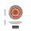 Elegant Ceramic Ensemble: Set of 2 Literary Tableware Dinner Plates (8" and 10") Elegant Ceramic Ensemble: Set of 2 Literary Tableware Dinner Plates (8" and 10")