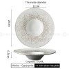Mocaa Stone Series Phnom Penh Tableware Ceramic Dinnerware Flat Plate