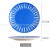 Dinner Plate White Line on Blue 