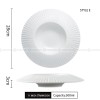 Nordic Dinnerware Carll Solar Series Ceramic White Dinner Plate Nordic Dinnerware Carll Solar Series Ceramic White Dinner Plate
