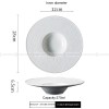 Mocaa Stone Series White Tableware Ceramic Dinnerware Shallow Plate