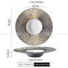 Carll Solar Series Dinnerware Collection Hotel Dishes Golden/White Dinner Plate Carll Solar Series Dinnerware Collection Hotel Dishes Golden/White Dinner Plate