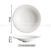 Designer Tableware Collection Weiss Series Ceramic White Salad Bowl Designer Tableware Collection Weiss Series Ceramic White Salad Bowl