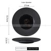 Mocaa Stone Series Black Dinner Plates Ceramic Dinnerware Plates Mocaa Stone Series Black Dinner Plates Ceramic Dinnerware Plates