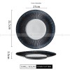 Carll Solar Series Designer Dinnerware Ceramic Navy Stylish Dish Carll Solar Series Designer Dinnerware Ceramic Navy Stylish Dish