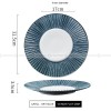Carll Solar Series Dinnerware Collection Ceramic Blue/White Plate Carll Solar Series Dinnerware Collection Ceramic Blue/White Plate